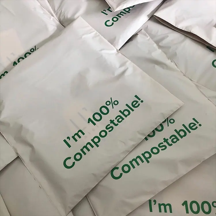 अनुकूलित Biodegradable बड़े उच्च कपड़े Mailers मेलिंग बैग खाद पैकेजिंग के साथ Mayler शिपिंग कूरियर बैग लोगो