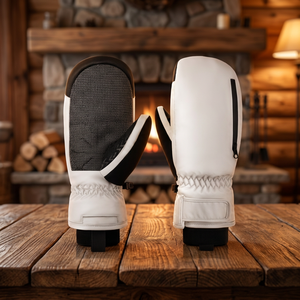Gants de ski et de snowboard d'hiver, isolés, respirants, imperméables, fermeture éclair, pour les sports d'hiver en plein air, vente en gros personnalisée - Product Image 3