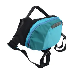 Big Dog Saddlebag Back Pack Dog Harness Backpack Hiking For Dogs Packs For Pets To Wear Camping Travel Vest Harness