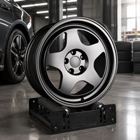 Nuevas Llantas Todoterreno Personalizadas de Alto Rendimiento, Forjadas y Fundidas, de Aleación, Color Negro Mate, con Borde Profundo, 16x8.5 ET0 4x4