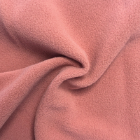 Tissu en microfibre respirant pour filles, en polyester recyclé, tricoté métallisé, sergé, teint par nouage, double brossage, simple brossage + brossage du dos