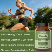 Matières premières de microalgues OEM/ODM : Compléments nutritionnels protéinés complets, gélules de Chlorella