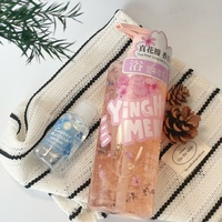 Gel douche spa rafraîchissant au parfum floral de 500ml, pétales de fleurs, nourrissant, hydratant et hydratant pour la peau