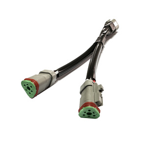 ドイツ製コネクタ タイプA B C 2ピン 3ピン オス-メス スプリッターケーブル 防水ハーネス 自動車 トラック 照明用 - Product Image 3