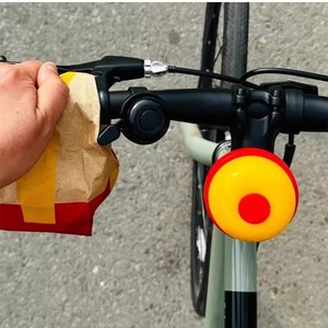 Sonnette de vélo McDonalds CB-20008 en acier, son fort, alimentée par batterie, klaxon universel pour enfants et adultes - Product Image 1