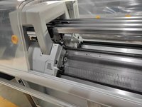 Neue verschiedene Garne Dual System Single Carriage Flach bett Strick maschine Herstellung Kragen und Pullover