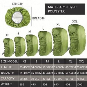 Wholesale Waterproof Backpack Cover <b>Protector</b> Bag Rain Cover Outdoor - Product Image 3