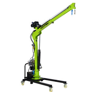 Mini 1-ton Hidráulica Caminhão Elétrico/Trator Marinha <span class=keywords><strong>Pick</strong></span>-<span class=keywords><strong>up</strong></span> Hoist Levantamento Dobrável Guindaste Nova Condição Metal Material para Varejo - Product Image 6