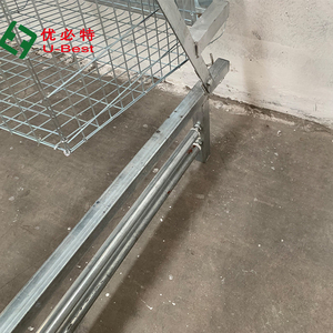 Nuovo A-tipo gabbia di batteria in acciaio per pollame e pollo <span class=keywords><strong>quaglia</strong></span> per uso domestico attrezzature animali automatiche per allevamento gabbia gallina - Product Image 2