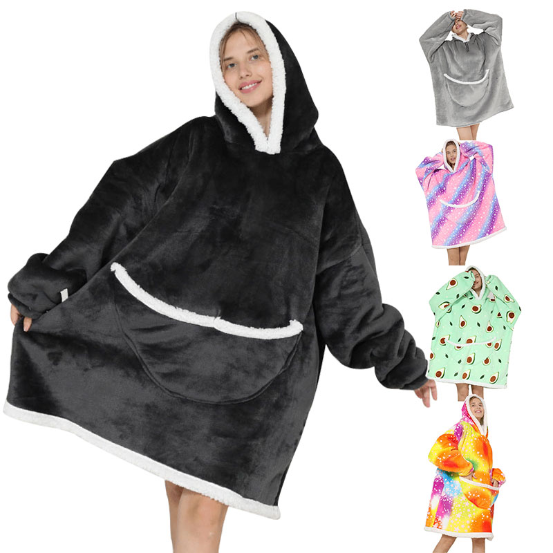 Unisex Hooded Plus Size Men's Women's 