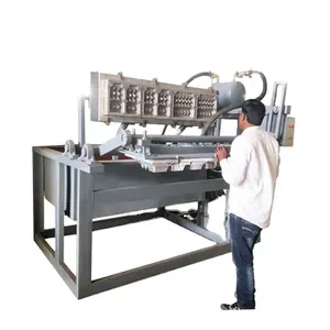 Recycle Waste Paper Make Paper Tray Plant Egg Carton Tray Paper Pulp Molding Making Machine with Dryer System