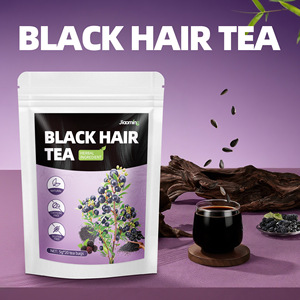 Tè Naturale al Sesamo Nero e Gelso <span class=keywords><strong>per</strong></span> la Crescita dei Capelli - Miscela Erboristica di Grado Premium, Pronto <span class=keywords><strong>per</strong></span> Infusione a Freddo, Nutre i Capelli Scuri e Riduce i Capelli Grigi - Product Image 2