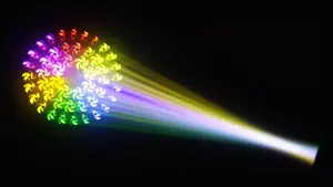 Novo efeito arco-íris 320w 16prismas movendo a cabeça feixe de luz para dj discoteca clube
