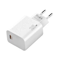 Cargador de pared PD de 25W, bloque de viaje de carga rápida, adaptador de cargador de enchufe de EE. UU. UE para Huawei Xiaomi