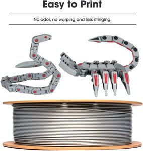 Filamento PLA Básico ESUN de 1.75 mm de Alta Velocidad, Bobina de 1 kg (22 lb) para Impresoras 3D FDM, Blanco - Product Image 4