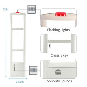 Sistema de Alarma EAS con Tecnología RF de Aleación de Aluminio Confiable para Tiendas de Ropa, Anti-Robo y Seguridad Comercial con Rastreo en Vivo - Product Image 6