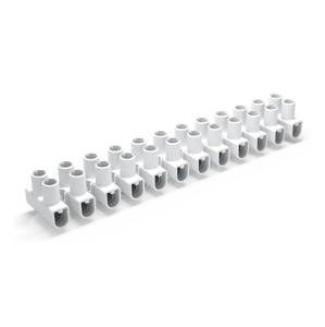 แผงขั้วต่อสายไฟฟ้าคุณภาพสูง รุ่น Heavy Power PA2U สีขาว/ดำ วัสดุ PP พร้อมขั้วต่อเหล็ก รองรับกระแสไฟ 32A แรงดัน 450V - Product Image 2