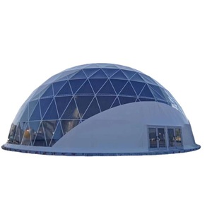 Carpa para Ferias Comerciales, Cubierta Redonda de PVC, Resistente al Agua y al Viento, para Uso en Exposiciones, Todas las Estaciones, Tela Oxford de una Sola Capa, Tipo Tubo - Product Image 1
