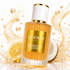 Huile corporelle scintillante 96 ml, cosmétiques personnalisés, maquillage, marque privée, bronze, végan, <span class=keywords><strong>brillance</strong></span> longue durée, spray scintillant pour le corps - Product Image 1