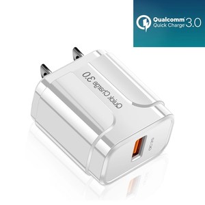 A Mazon Quick Charge QC3.0 Cargador USB Cargador de pared para teléfono móvil Adaptador de carga rápida para IPhone Android Huawei <span class=keywords><strong>Xiaomi</strong></span> <span class=keywords><strong>3s</strong></span> EU US - Product Image 2