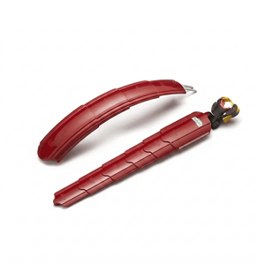 Ensemble de garde-boue de vélo toutes saisons, design pliable, rangement facile, convient aux roues de 18 à 20 pouces, protection contre la pluie - Product Image 1