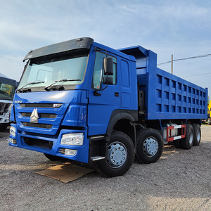 Construction Site Waste Transport Equipment HOWO 8x4 Dump Truck 371HP Diesel Tipper Truck Heavy Duty Hauling Vehicle - Product Image 1