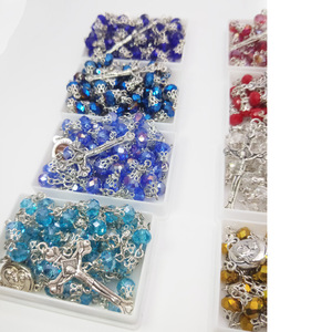 Collier Fleur en Strass Cristal Vintage Multicolore pour Femme et Homme, Chaîne de Pull, Bijoux en Gros Origine Yiwu - Product Image 4