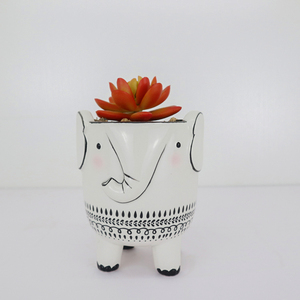 Maceta de porcelana para flores pintadas, maceta de flores para decoración personalizada - Product Image 5