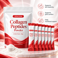 Poudre de collagène en peptides à formule personnalisée, complément alimentaire pour femmes, élasticité de la peau, confort des articulations, nutrition quotidienne, OEM ODM