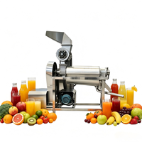Machine industrielle en acier inoxydable pour extraire le jus d'orange, d'ananas, de fruits et de légumes