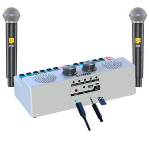 SY7-Mezclador de tarjeta de sonido PARA Karaoke, mezclador profesional de voz con altavoz BT, micrófono de Podcast, mezclador de tarjeta de sonido - Product Image 1