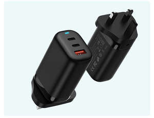 <span class=keywords><strong>Chargeur</strong></span> GaN 65W, compatible avec la charge rapide USB-C PD d'<span class=keywords><strong>Apple</strong></span>, idéal pour les voyages d'affaires et les vacances en famille - Product Image 5