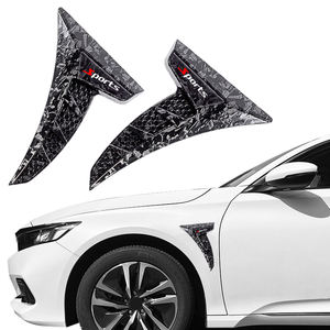 Universal Auto Exterior <strong>Accessories</strong> 2PCS <strong>Car</strong> Fender Side Vents Decal TPU Dart Shape Decorative Stickers - Product Image 1