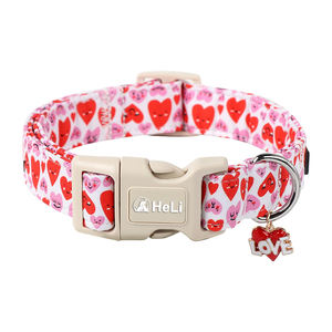 Collares de nailon con estampado personalizado para perros y gatos, accesorios personalizados duraderos y suaves para mascotas, tamaños grandes y medianos para uso en exteriores - Product Image 2