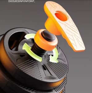 Pinjian biểu tượng tùy chỉnh 3-in-1 tập thể dục nhà quả tạ Barbell kettlebell đặt 10-40kg có thể điều chỉnh để sử dụng nhà - Product Image 3