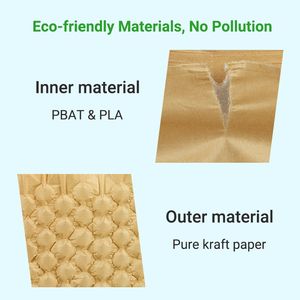 Coussin d'air en papier scellé à base d'amidon, écologique, gonflable, pour le remplissage de vide dans les emballages alimentaires et cosmétiques - Product Image 4
