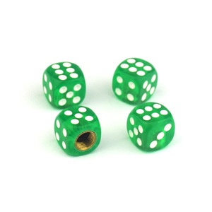 Tapón de válvula Dice de 14 mm, colorido, de goma, para neumáticos sin cámara, para coche, motocicleta, tamaño americano, general - Product Image 4