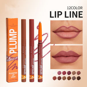 Nuevo lápiz <span class=keywords><strong>labial</strong></span> delineador de <span class=keywords><strong>labios</strong></span> giratorio de 12 colores: <span class=keywords><strong>agranda</strong></span> los <span class=keywords><strong>labios</strong></span>, hidrata, dura mucho y no se decolora - Product Image 2