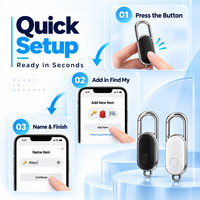 Traceur GPS intelligent anti-perte compatible iOS, étanche IP67, antivol, pour bagages et clés, avec fonction de suivi LBS