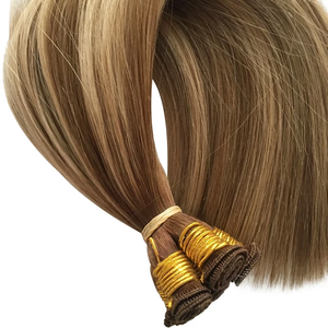 Jasminebeauty - Extensiones de Cabello Remy Europeo de 24 Pulgadas, Rubias y Rizadas, Color Marrón, con Cutícula Alineada, 100% Cabello Humano Virgen Teñido - Product Image 6