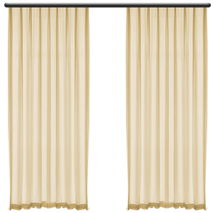 Rideau de balcon de luxe haut de gamme en polyester plissé translucide de style français <span class=keywords><strong>blanc</strong></span> rêveur, filtrant la lumière, pour toutes les saisons, salon - Product Image 5