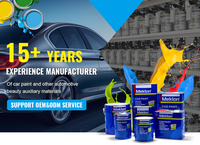 Peinture acrylique automobile en aérosol Meklon 1K 2K Extra White, couche de finition liquide pour voitures particulières - Revêtement de rénovation/réparation