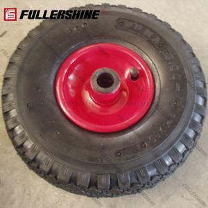 <span class=keywords><strong>Roue</strong></span> en caoutchouc 3.00-4 (260x85) avec un diamètre de moyeu de 20mm pour chariot à main vers l'Europe Italie Grèce France - Product Image 6