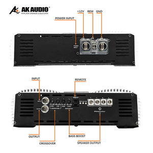 AK-30001 PRO Âm Thanh Brazil khuếch đại công suất-4CH 3000W RMS X4 hệ thống xe hơi với tần số đầy đủ và điều khiển âm trầm - Product Image 5