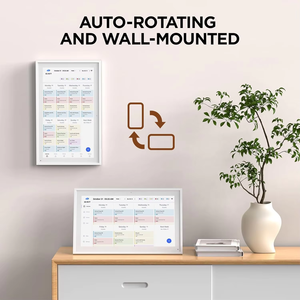 15.6 "lịch kỹ thuật số, Lịch Bàn kế hoạch wifi thông minh & biểu đồ việc vặt, màn hình cảm ứng tương tác IPS HD cho lịch trình gia đình - Product Image 3