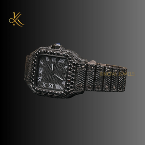 นาฬิกาเพชรโมอิสสำหรับผู้หญิงดีไซน์หรูหรามีรายละเอียดเป็นประกายสวมใส่สบายระดับพรีเมียมและรูปลักษณ์แฟชั่นระดับสูงแบบคลาสสิก - Product Image 2