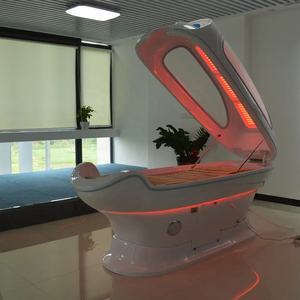 Trẻ hó<span class=keywords><strong>a</strong></span> da 7 LED ánh sáng hồng ngoại Ozone tắm hơi spa viên nang Giường hơi cho chăm sóc sức khỏe trị liệu - Product Image 3