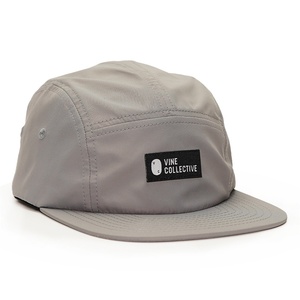Gorras de Correr Personalizadas de 5 Paneles con Logotipo de Parche Tejido de Nailon, Gorras Desestructuradas - Product Image 3