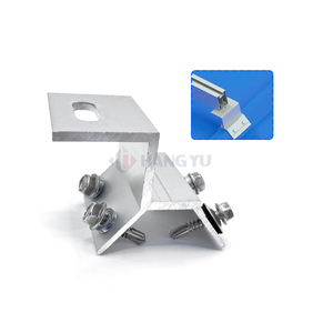 Hangyu Installation facile en aluminium PV Mount Solar Panel Tile Toit Bracket Kit Home Clip Lock Mounting System - Product Image 3