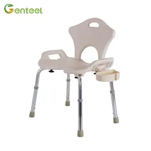 U Shape Seat Lightweight Aluminium Disability Bathroom KD Orthopedic Bath Chairs